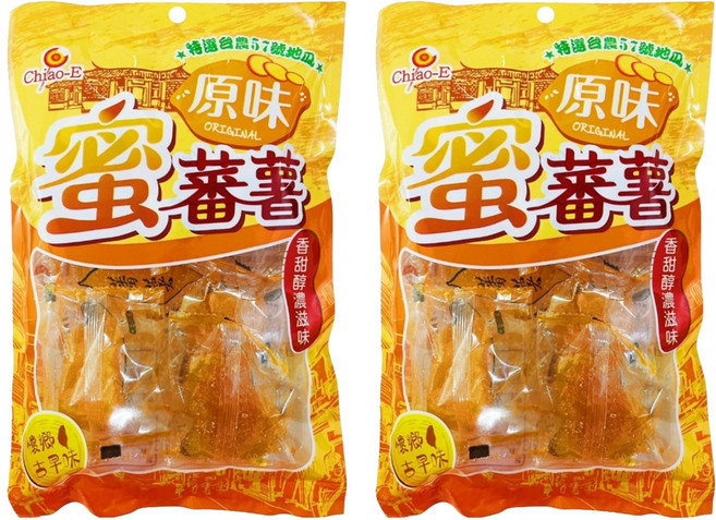 Chiao-E 巧益 蜜蕃薯 原味 全素, 200g, 2袋