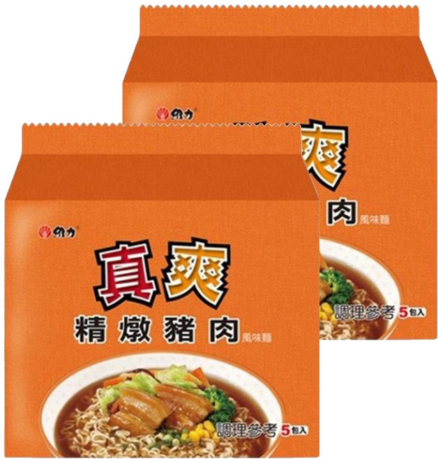 維力 真爽 精燉豬肉風味麵 80g, 10包