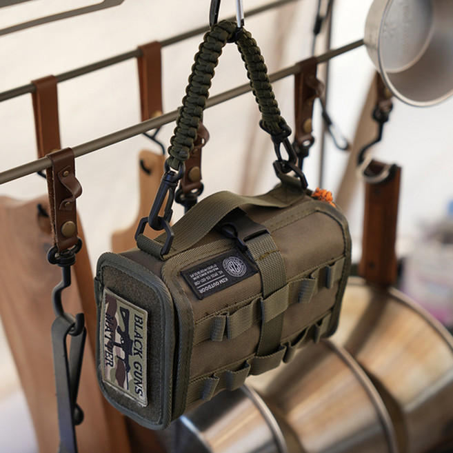 카즈미 필드 웻 티슈 케이스, 카키, 1개