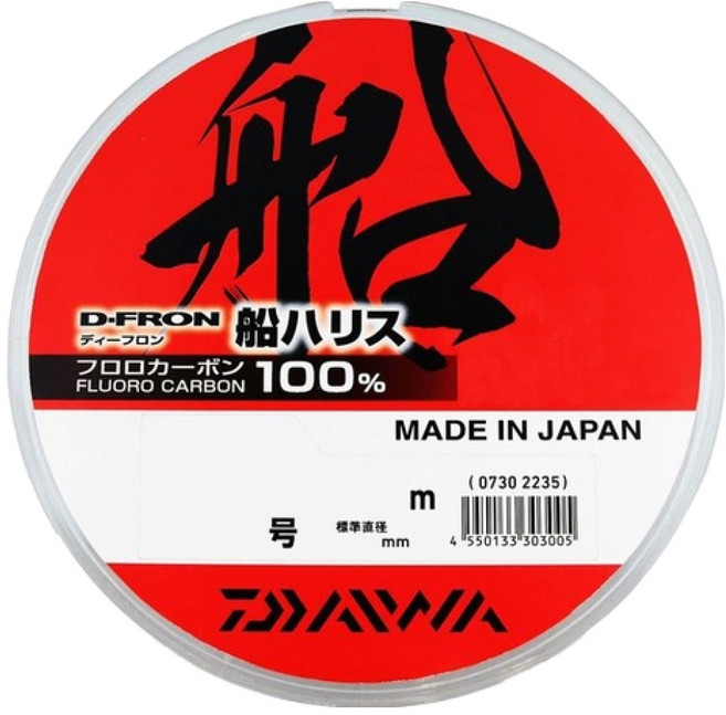 DAIWA 大和 釣線 D-FRON FUNE HARISU 12-100, 12號, 1捲