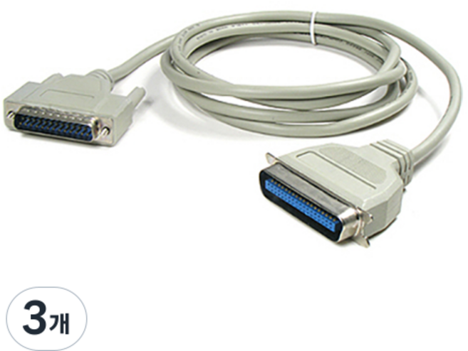 Coms 18 Core 印表機連接線 C0202, 3個, 2m