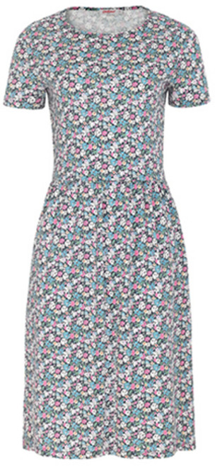Cath Kidston Muse 迷你平紋棉質洋裝, 海軍藍
