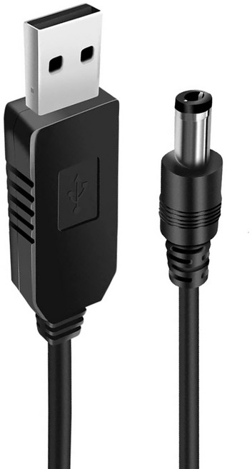 Neon 台灣霓虹 USB升壓線 轉DC5.5x2.1mm 9V, 1m, 1個