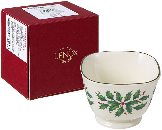 레녹스 홀리데이 트릿 볼 간식 그릇, 혼합색상, 1개