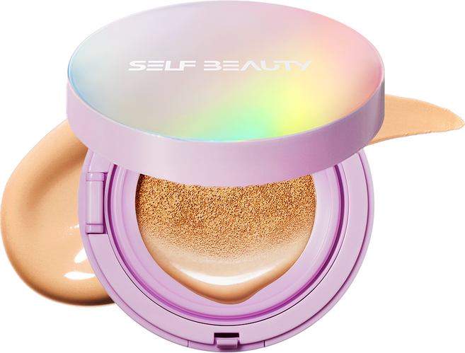 셀프뷰티 유니콘 오로라 광채 쿠션 SPF50+ PA+++ 본품 15g, 23호 내추럴베이지, 1개