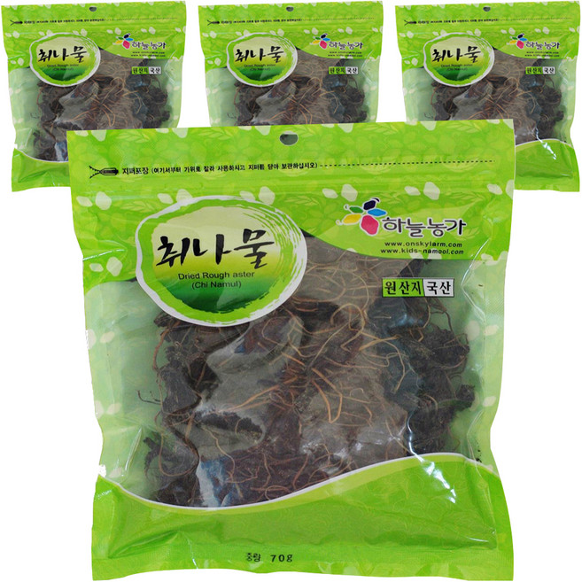 나물이야기 국산 건취나물, 70g, 4개