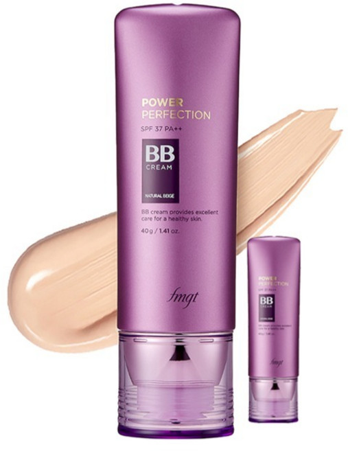 fmgt 파워 퍼펙션 비비크림 SPF37 PA++, V201애프리콧베이지, 40g, 2개
