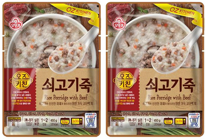 오즈키친 쇠고기죽, 450g, 2세트