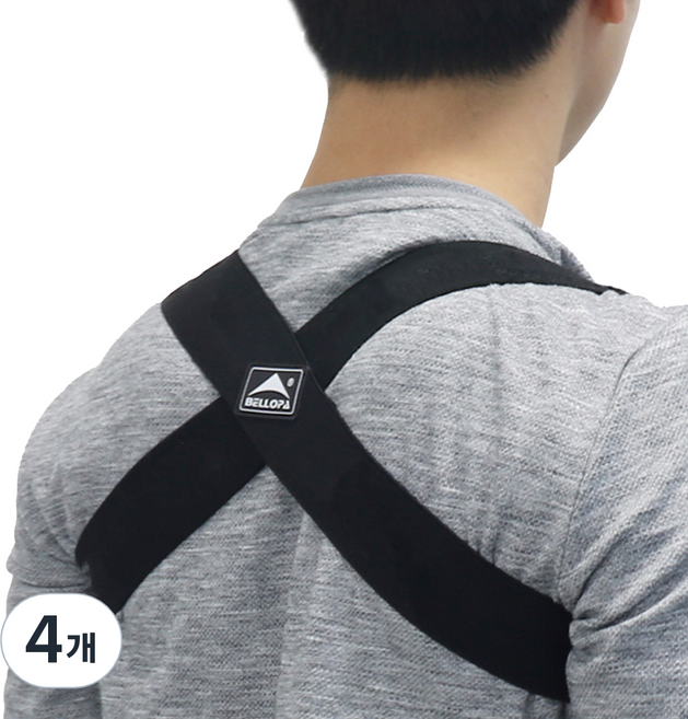 벨로파 어깨자세밴드 체형용품 프리, 4개