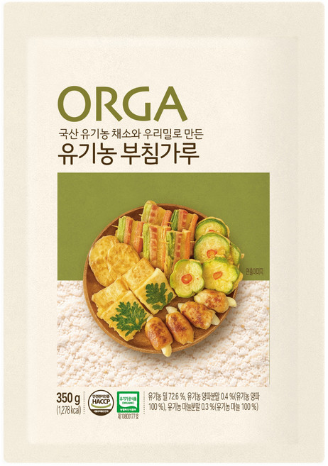 올가홀푸드 유기농 부침가루, 350g, 1개