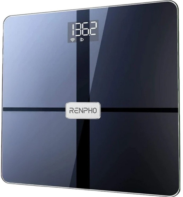RENPHO 智能體組成分析儀 ES-WBE28 黑色 精準測量體重體脂 藍牙連接手機APP, 1台