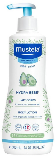 mustela 慕之恬廊 慕之幼爽身潤膚乳 總代理公司貨, 1個, 500ml