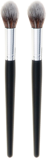 블링앤수 메이크업 파우더 브러쉬 BRISH10204, 브라운, 2개