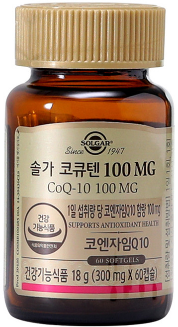 솔가 코큐텐 100MG, 60정, 18g, 1개