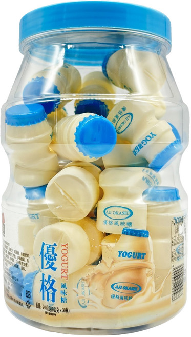 AJI OKASHI 味覺百撰 優格風味糖, 240g, 1罐