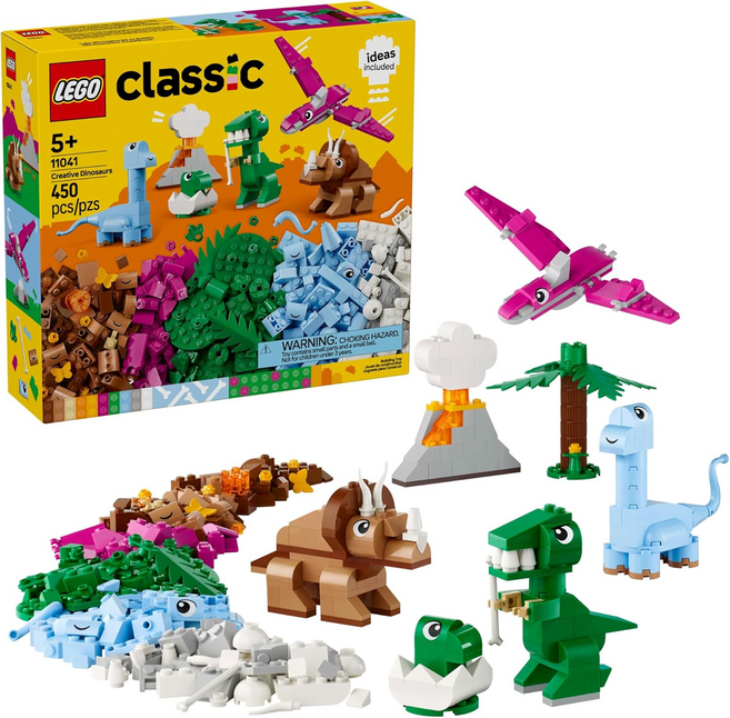 LEGO 樂高 Classic 創意恐龍套裝 11041, 1盒