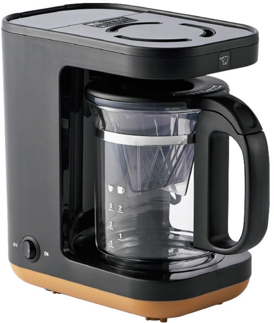 ZOJIRUSHI 象印 STAN美型雙重加熱咖啡機 15 x 22.5 x 23.5cm 420ml 1.8kg, EC-XAF30, 黑色