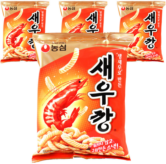 새우깡, 90g, 4개