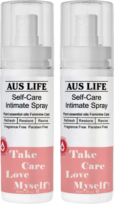 AUS LIFE 澳思萊 薰衣草私密調理噴霧, 60ml, 2瓶