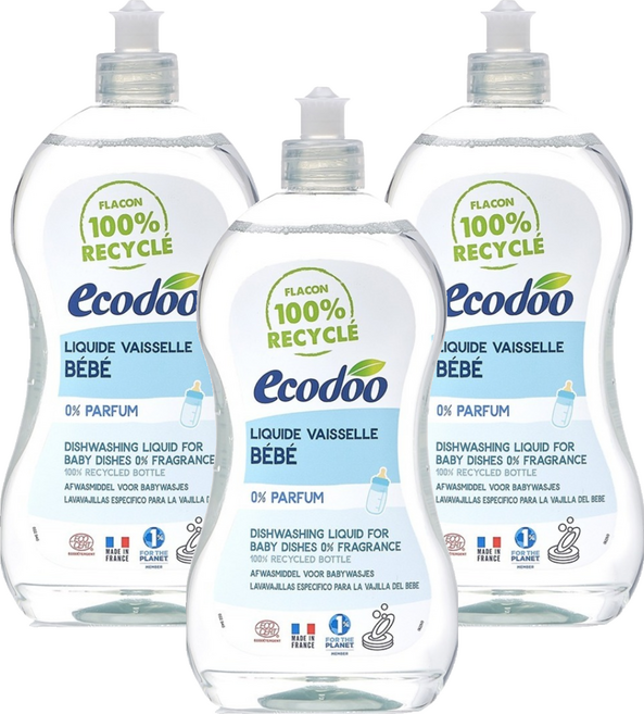 에코두 리퀴드 바이젤르 베베 무향, 500ml, 3개