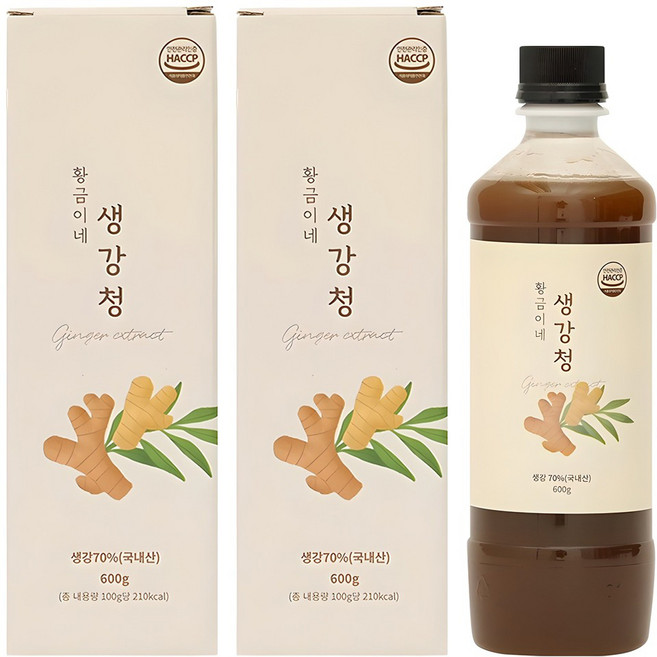 황금이네 생강청, 600g, 1개입, 2개