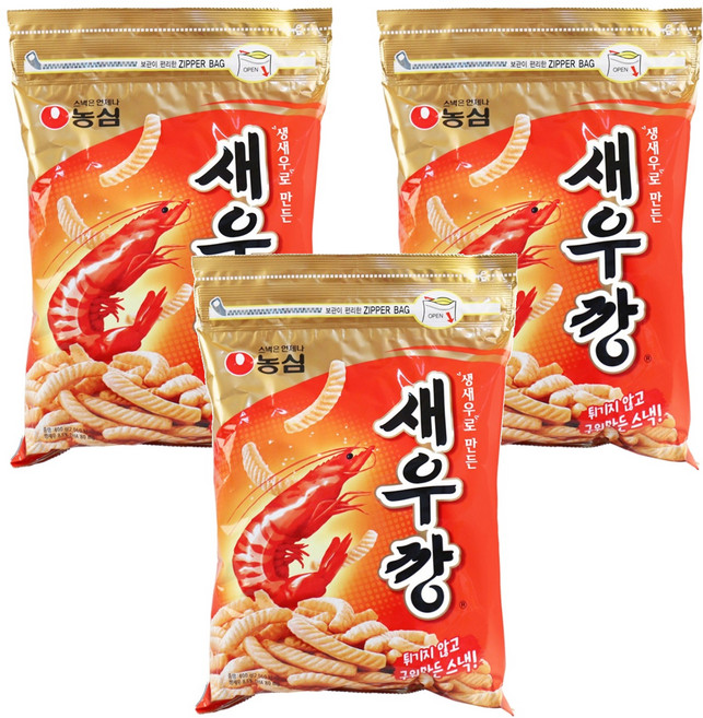 새우깡, 400g, 3개