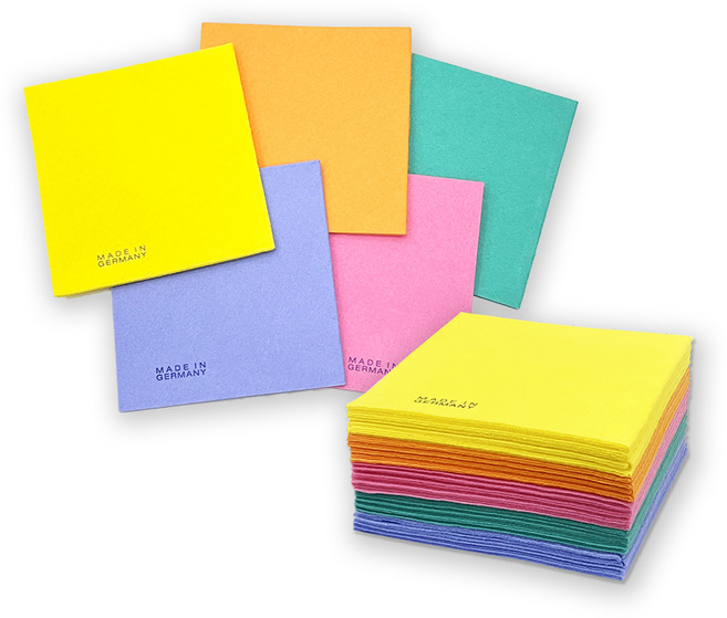 올리브조이 비스코스 100% 독일 부직포 오색행주 5종, 20개