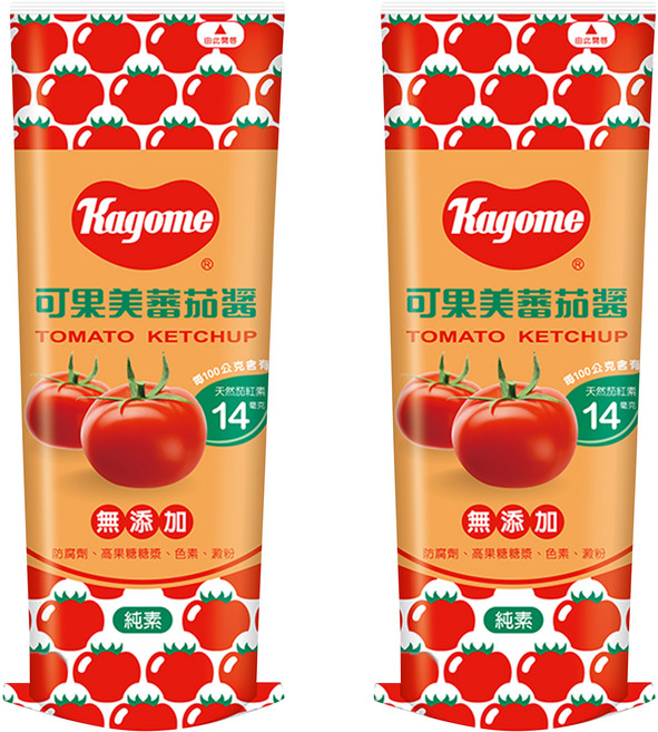 KAGOME 可果美 蕃茄醬, 500g, 2瓶