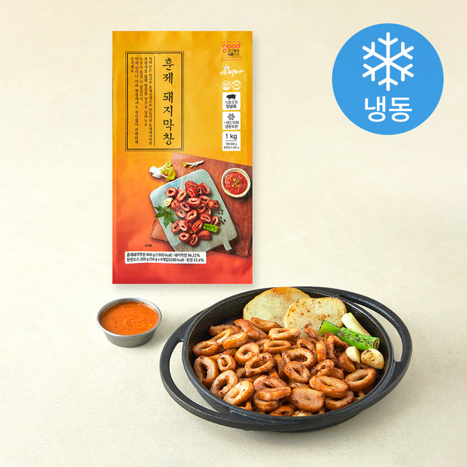 달구지 훈제 돼지막창 (냉동), 1kg, 1개