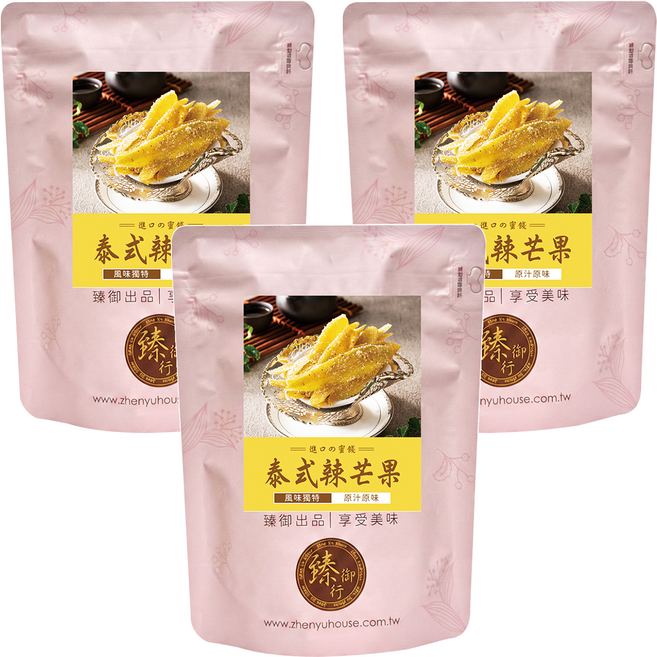 臻御行 泰式辣芒果, 250g, 3包