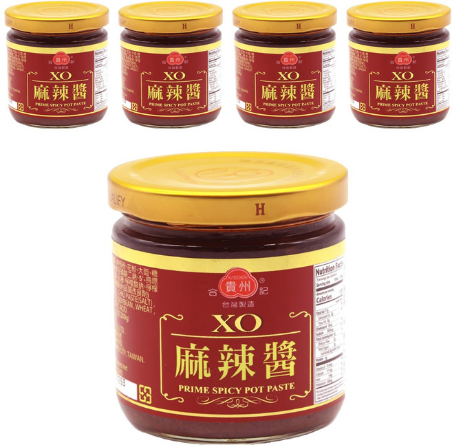 合記貴州 XO麻辣醬, 200g, 5罐