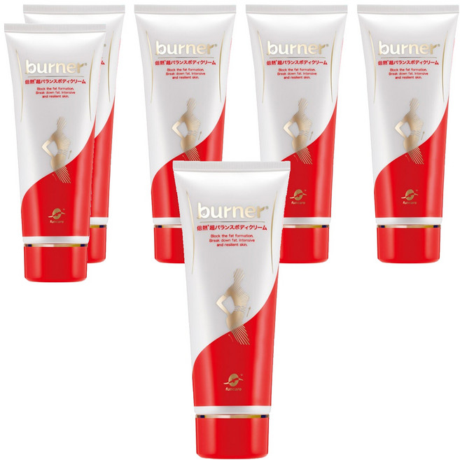 funcare 船井生醫 burner 倍熱 超勻美體霜, 150ml, 6條