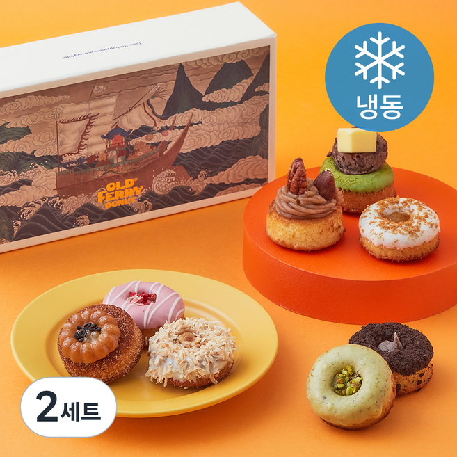 올드페리도넛 고메도넛 8종 세트 280g (냉동), 2세트