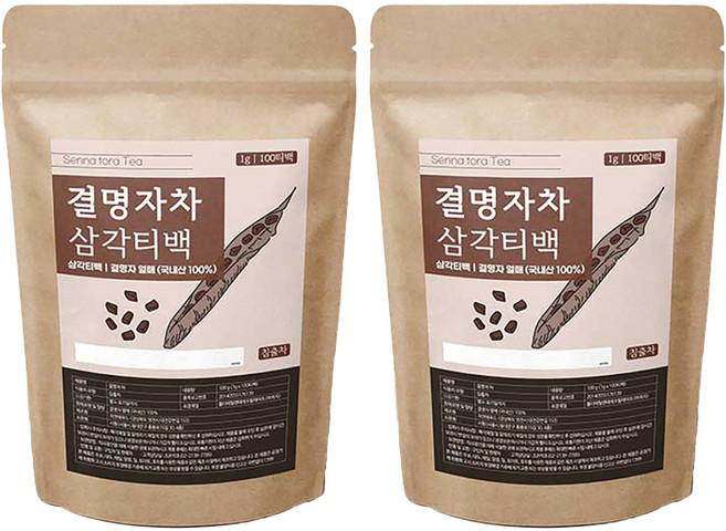 조은약초 결명자 삼각티백, 100g, 100개입, 2개