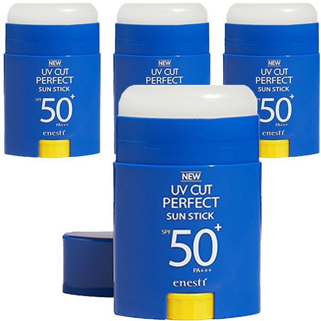 에네스티 뉴 유브이 컷 퍼펙트 썬스틱 SPF50+ PA+++, 20g, 4개