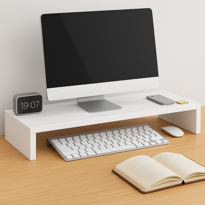 포에버진스 모니터 받침대, 화이트