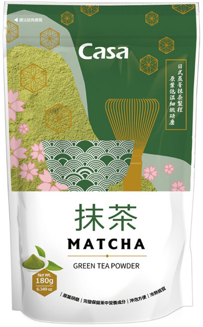 Casa 卡薩 抹茶粉, 180g, 1包