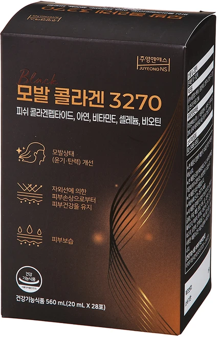 주영엔에스 모발 콜라겐 3270 28p, 28회분, 1개 - 쿠팡