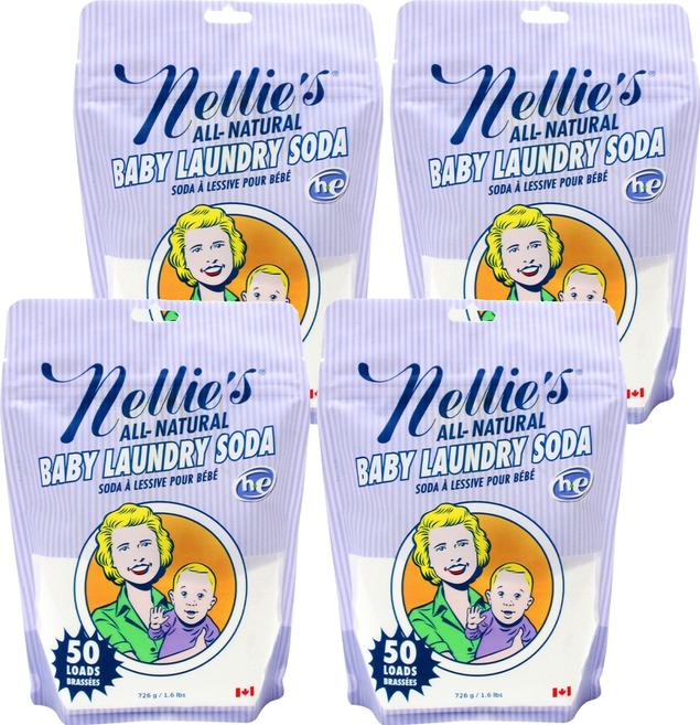 넬리 베이비 세탁세제, 4개, 726g