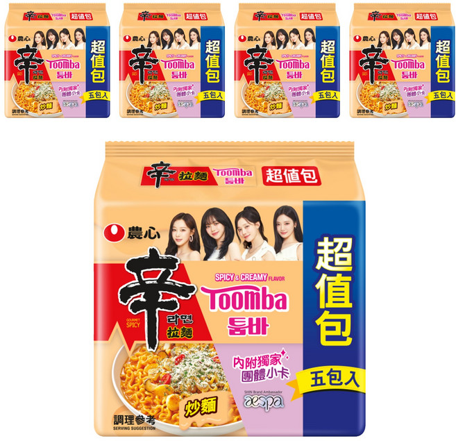 NONGSHIM 農心 辛拉麵 辣白醬風味 137g, 25包