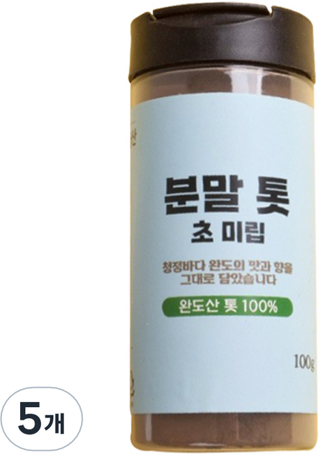 완도산 분말톳, 5개, 100g