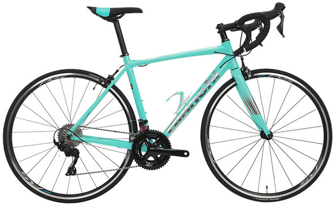 비앙키 140주년 니로네 7 105 림 11단 자전거 완성차 55 방문설치, 체레스테, 1개, 167cm