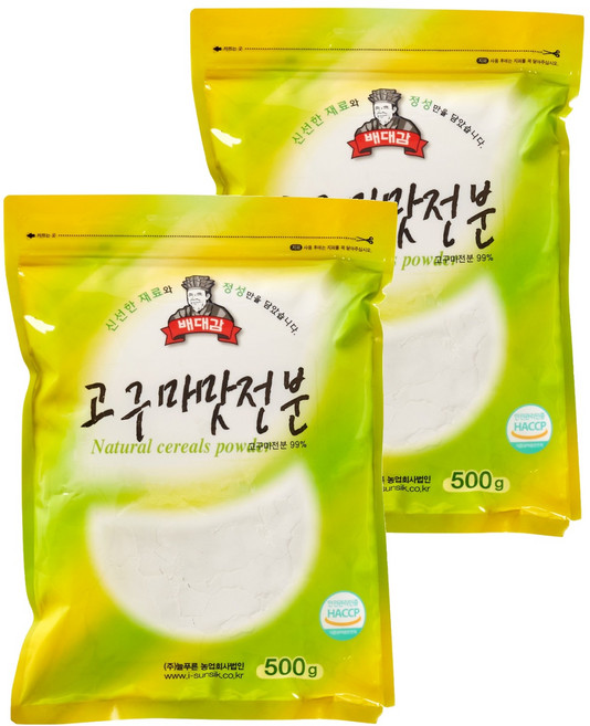 Baedaegam 地瓜粉, 500g, 2包
