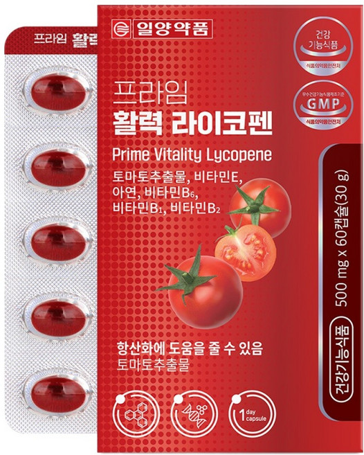 일양약품 프라임 활력 라이코펜 30g, 1개, 60정