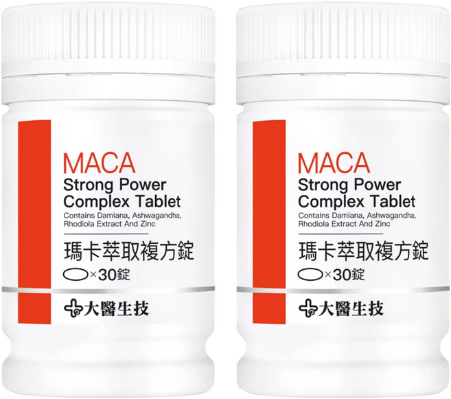 大醫生技 瑪卡萃取複方錠, 30錠, 2罐