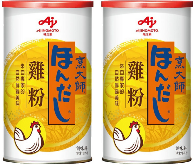 HONDASHI 烹大師 雞粉罐, 1kg, 2罐