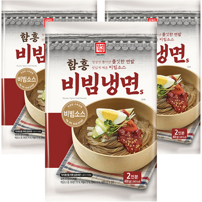 咸興冷麵, 400g, 3包