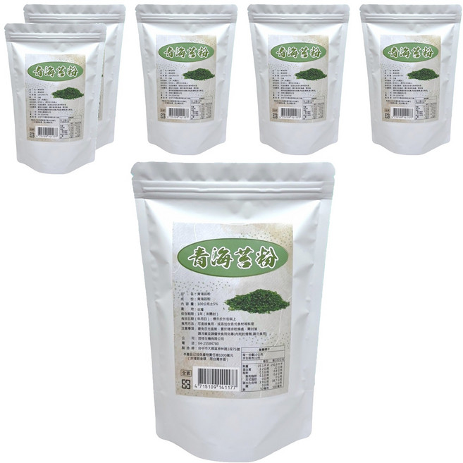 茂格生機 青海苔, 100g, 6包