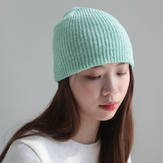 바비수 말랑 코튼 써머 플랫 비니