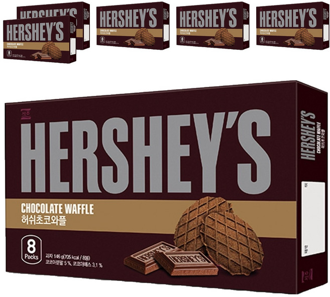 허쉬 초코 와플, 146g, 6개